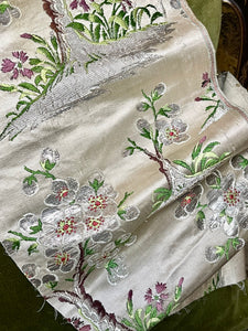 18th Century French Lyon Silk Brocade