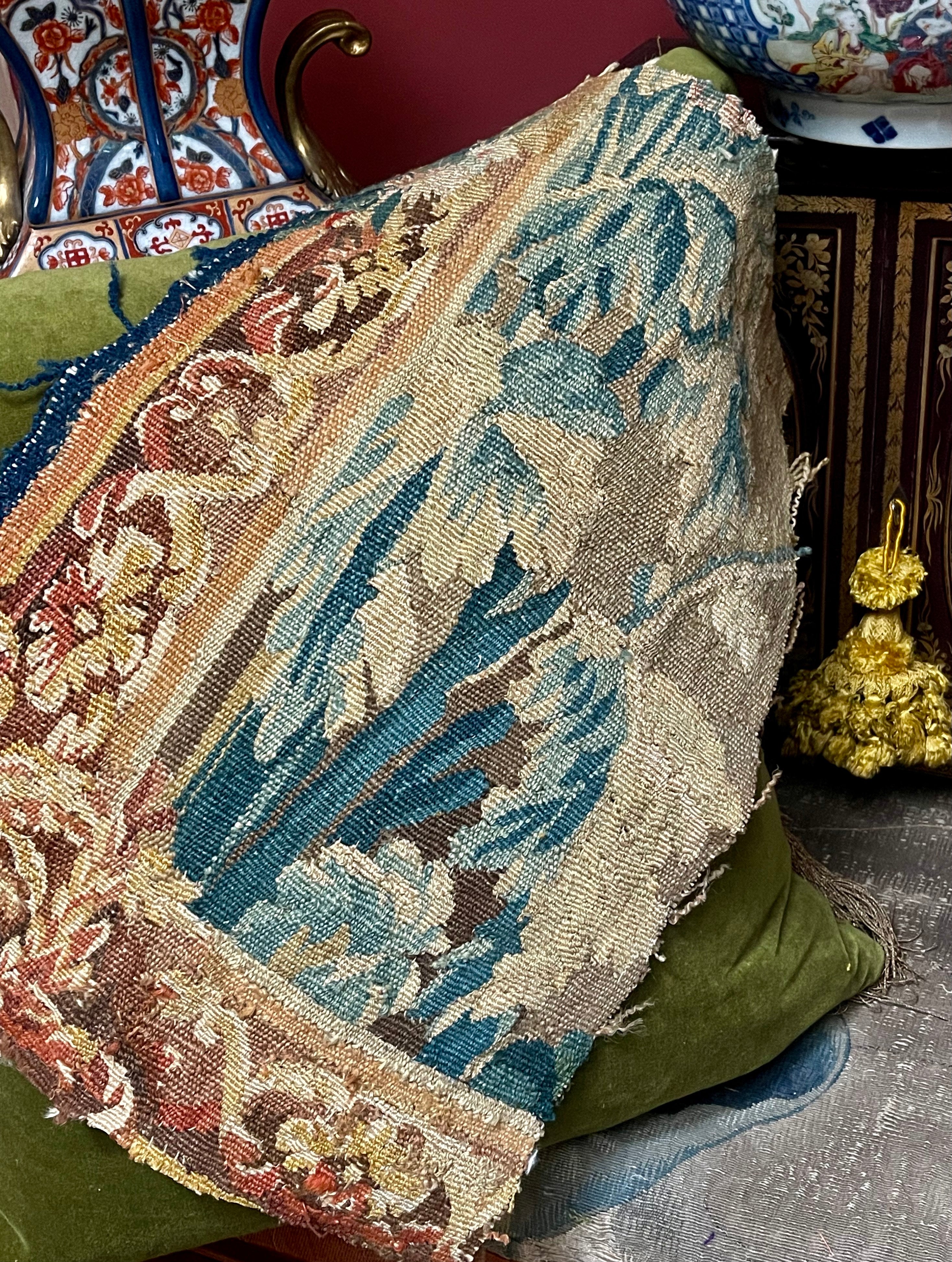 17th Century French Aubusson Tapestry Panel
