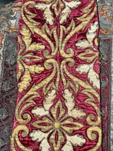 17th Century Venetian Silk Velvet Panel