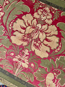Early 18th Century Silk Panel
