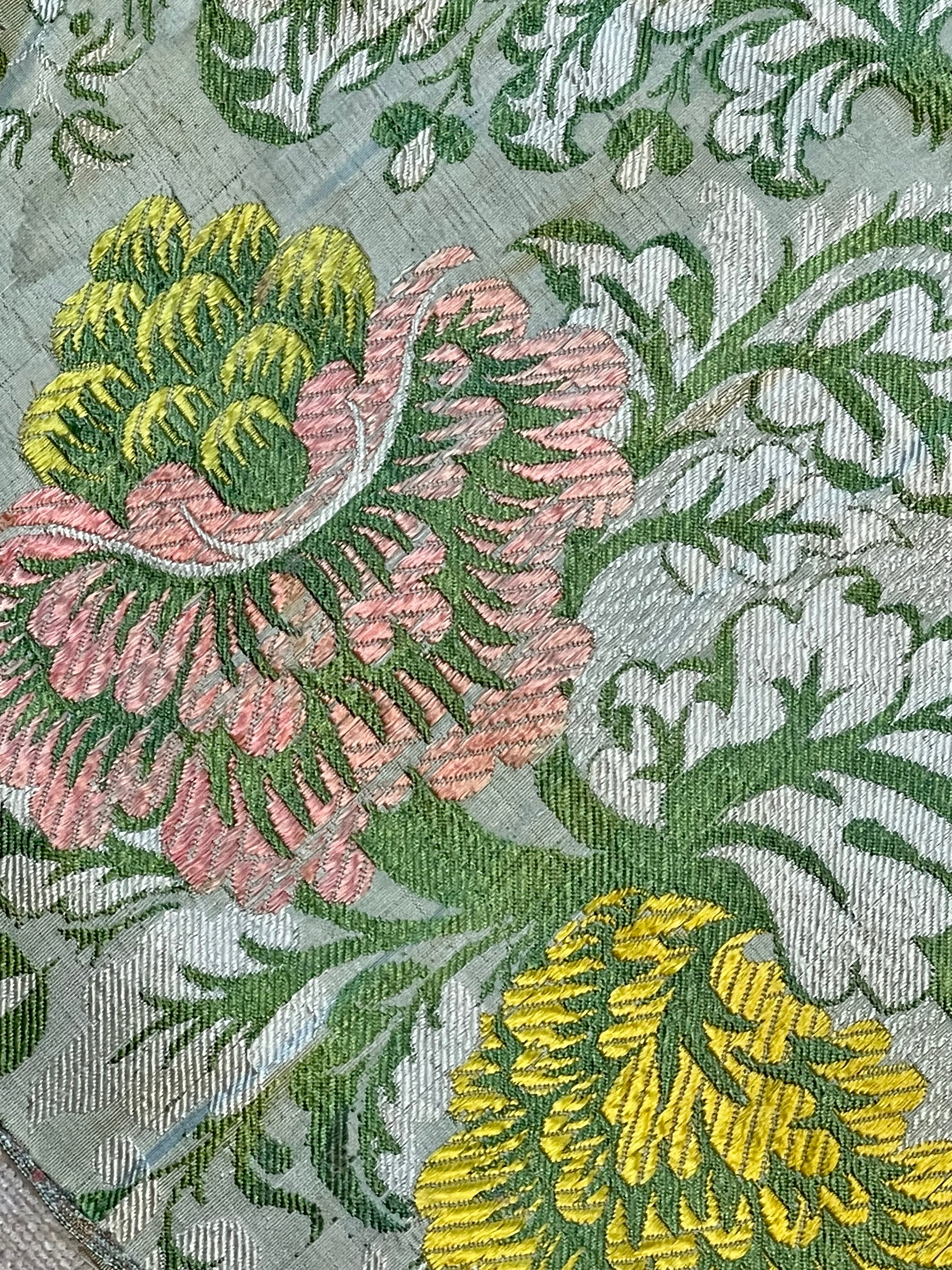 18th Century Fabric  French Silk Brocade