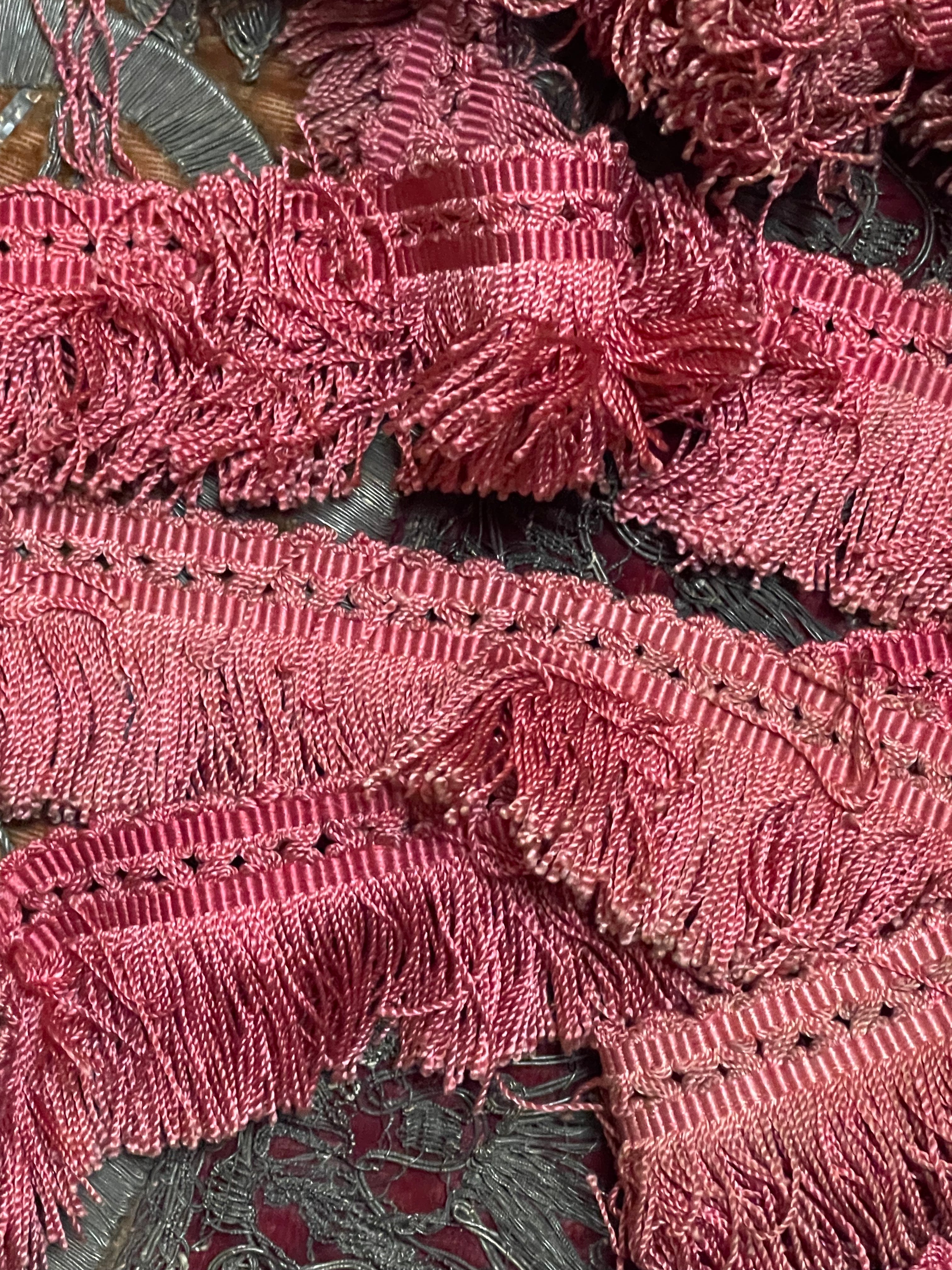 Antique French Silk Tassel Trim 5 YARDS