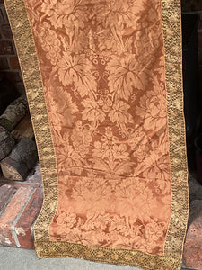 18th Century French Silk Damask Cover