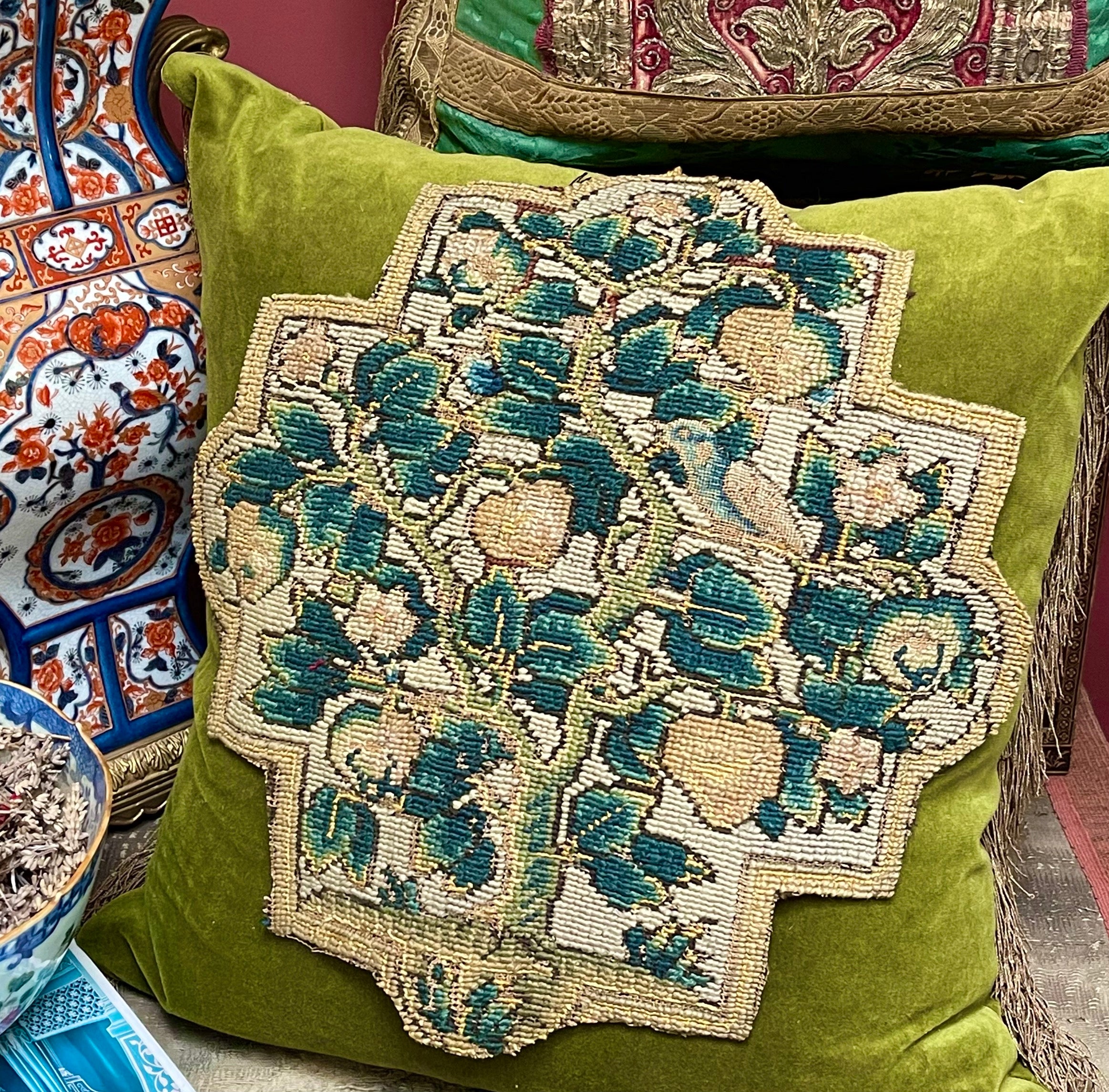 17th Century Needlework Panel