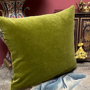 Antique Velvet Pillow 16th Century Venetian Panel