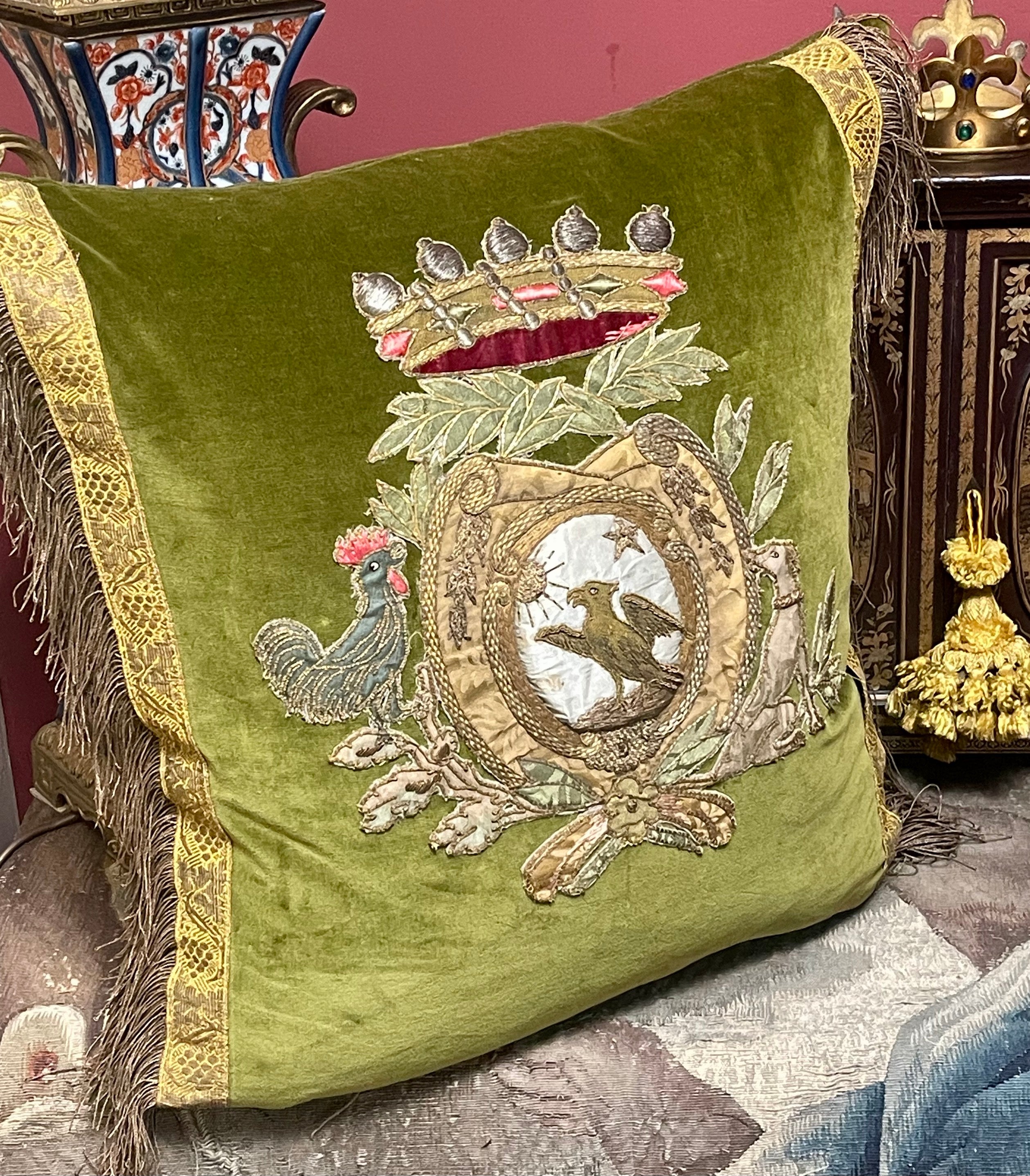 Antique Coat of Arms Cushion (Copy)