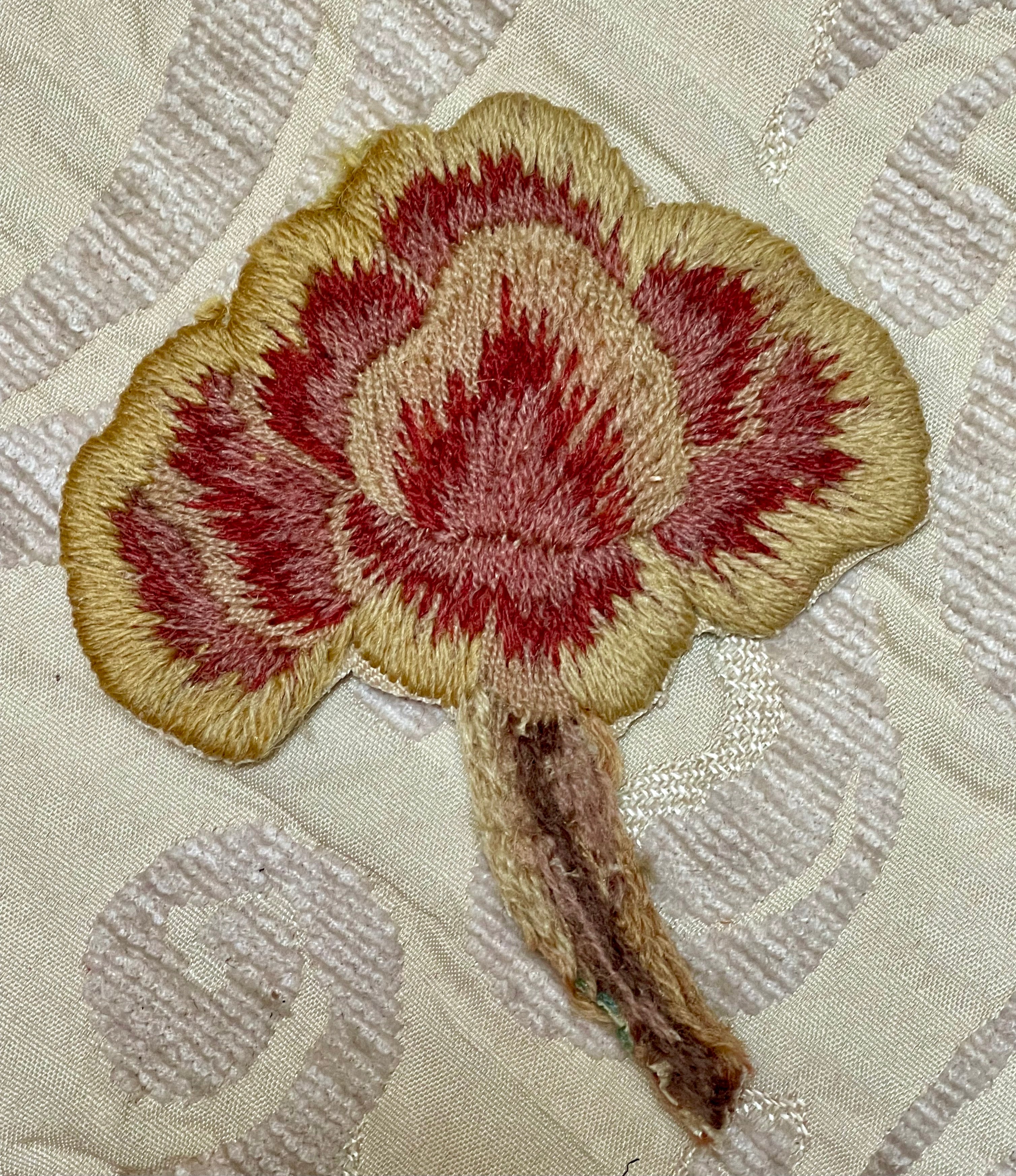 17th Century Crewelwork Flowers