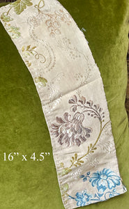 18th Century English Spitalfields Silk Costume Panels
