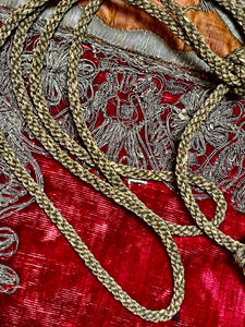 Antique Gold Metallic Tassel Curtain Tieback