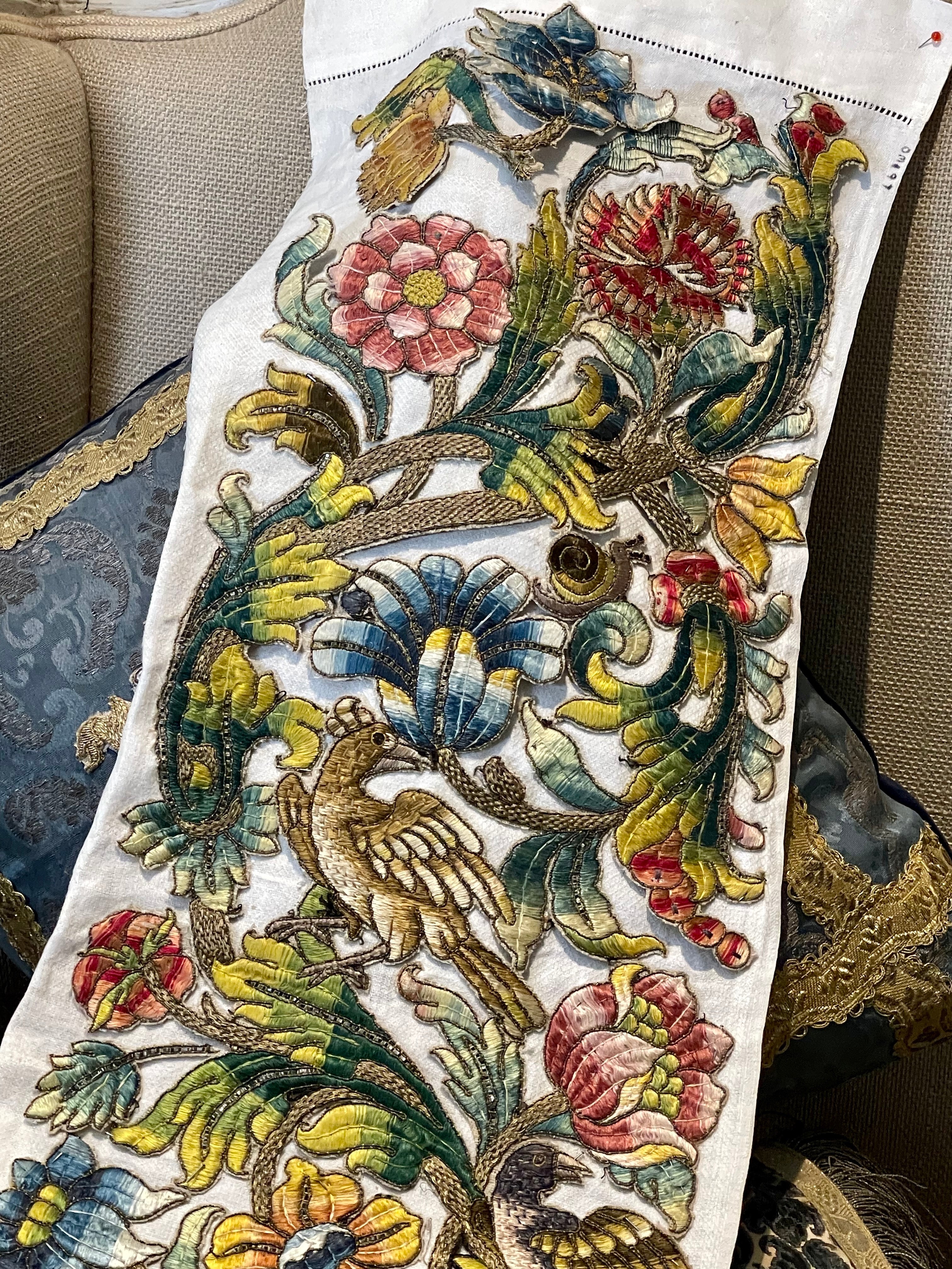 17th Century Needlework Slips