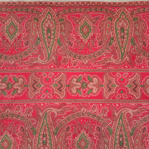 Antique French Printed Fabric Indienne Design