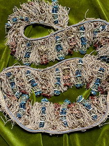 Antique French Wired Silk Passementerie Tassel Trim