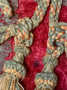 Antique Curtain Tiebacks PAIR