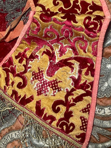 17th Century Silk Velvet Vestment Maniple