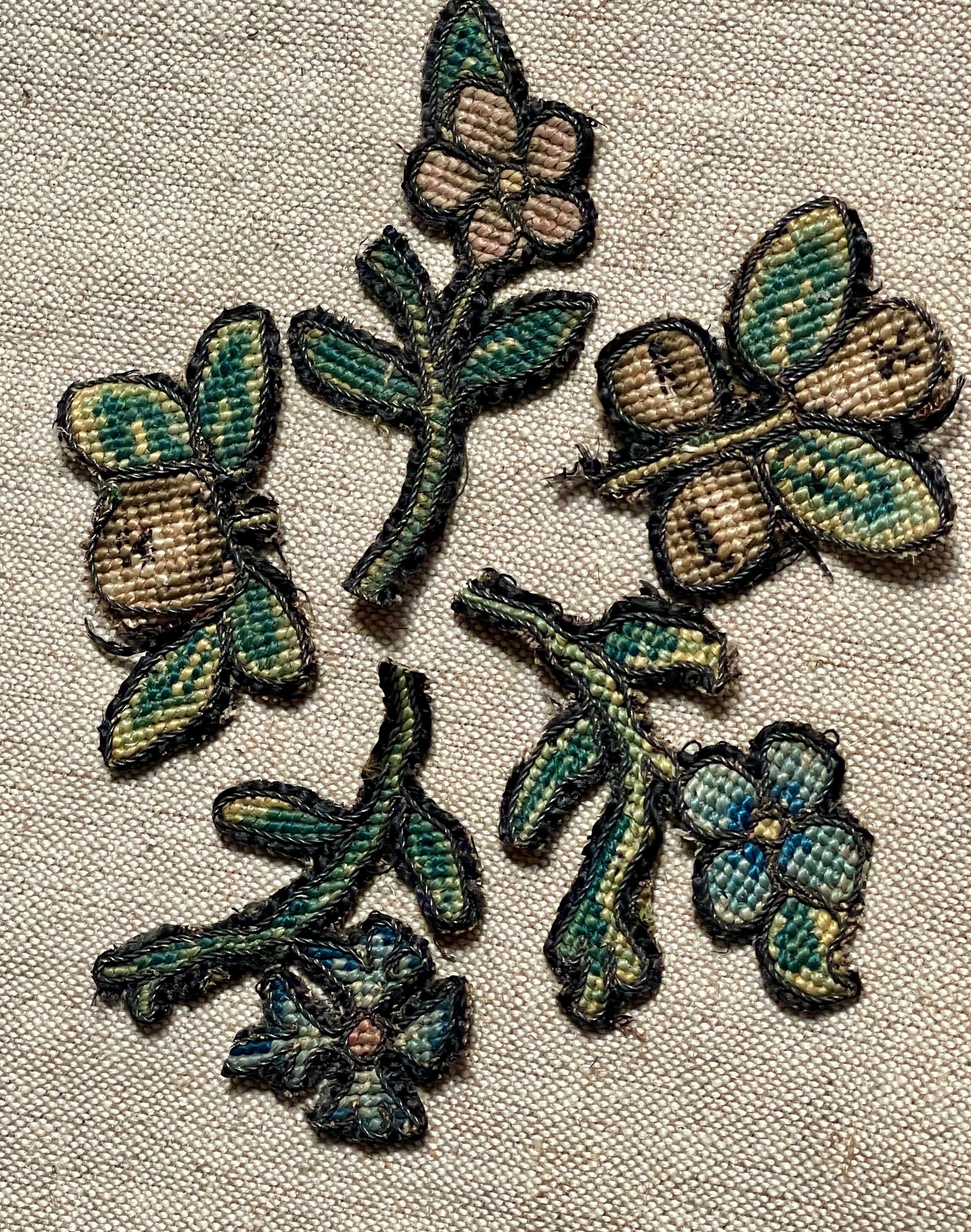 Elizabethan Needlework Slips FIVE