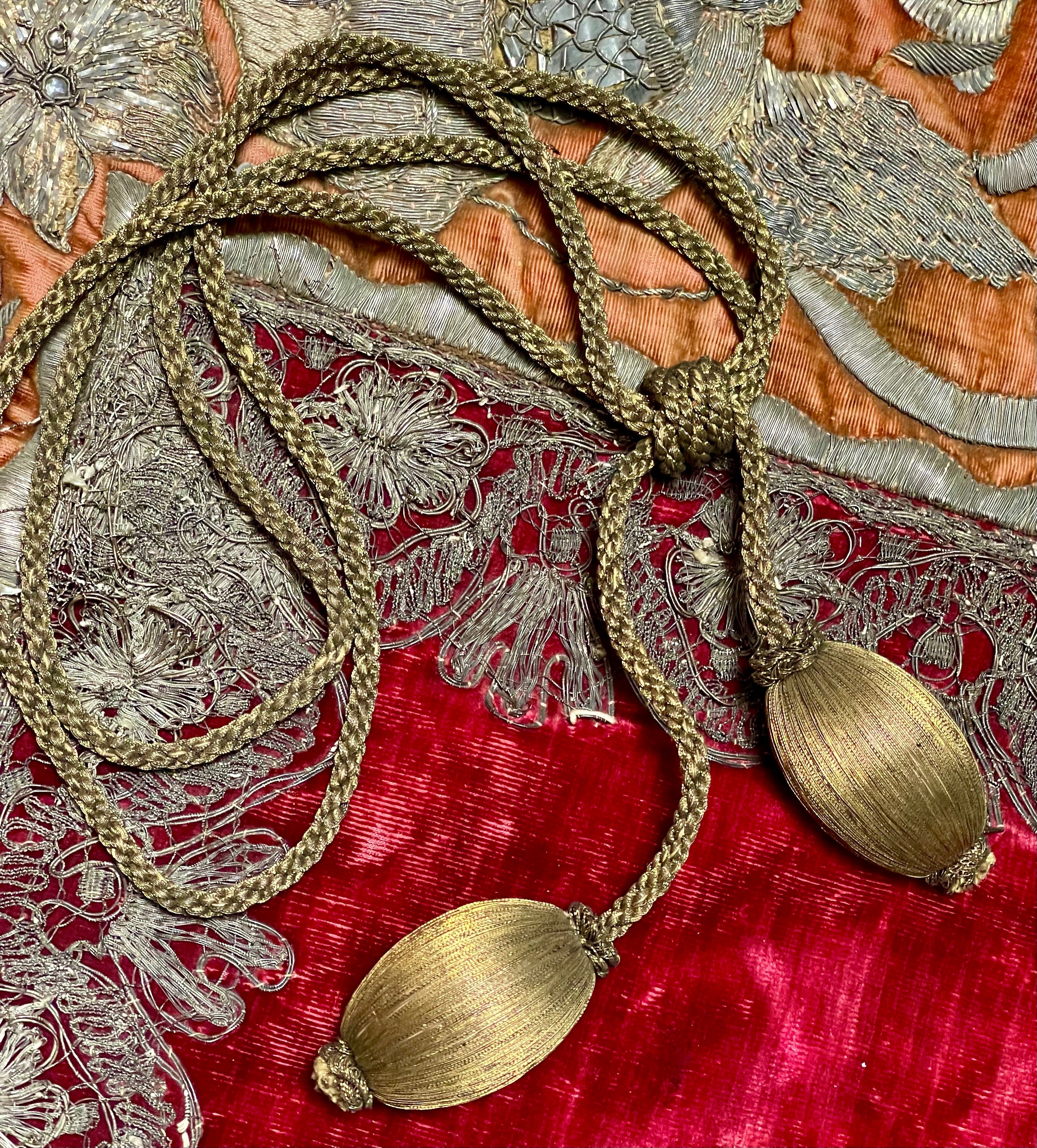 Antique Gold Metallic Tassel Curtain Tieback