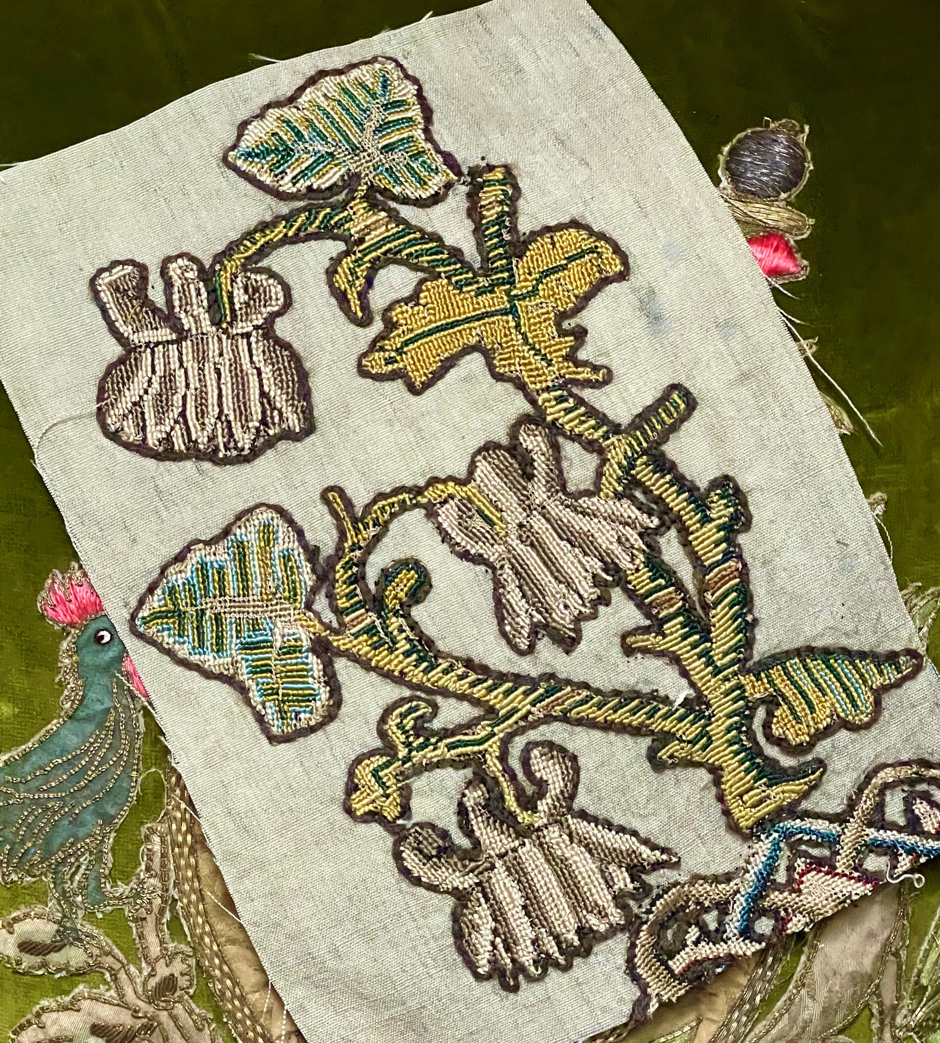 17th Century Needlework Slip