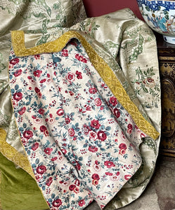 18th Century Lyon Silk Brocade Valance