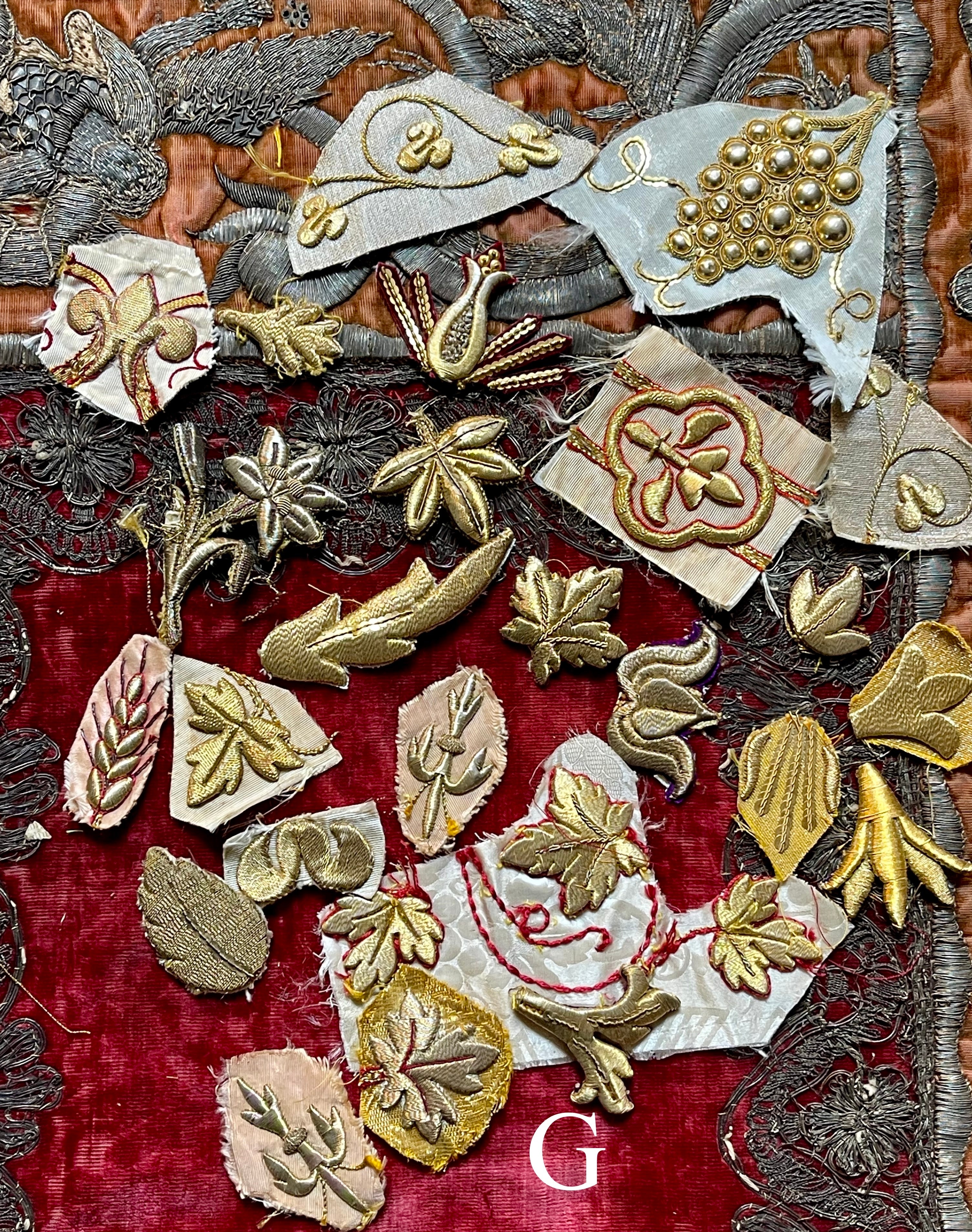 Antique Gold Metallic Appique Project  Group