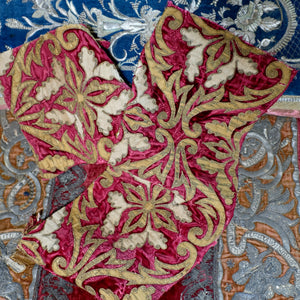 17th Century Venetian Silk Velvet Panel