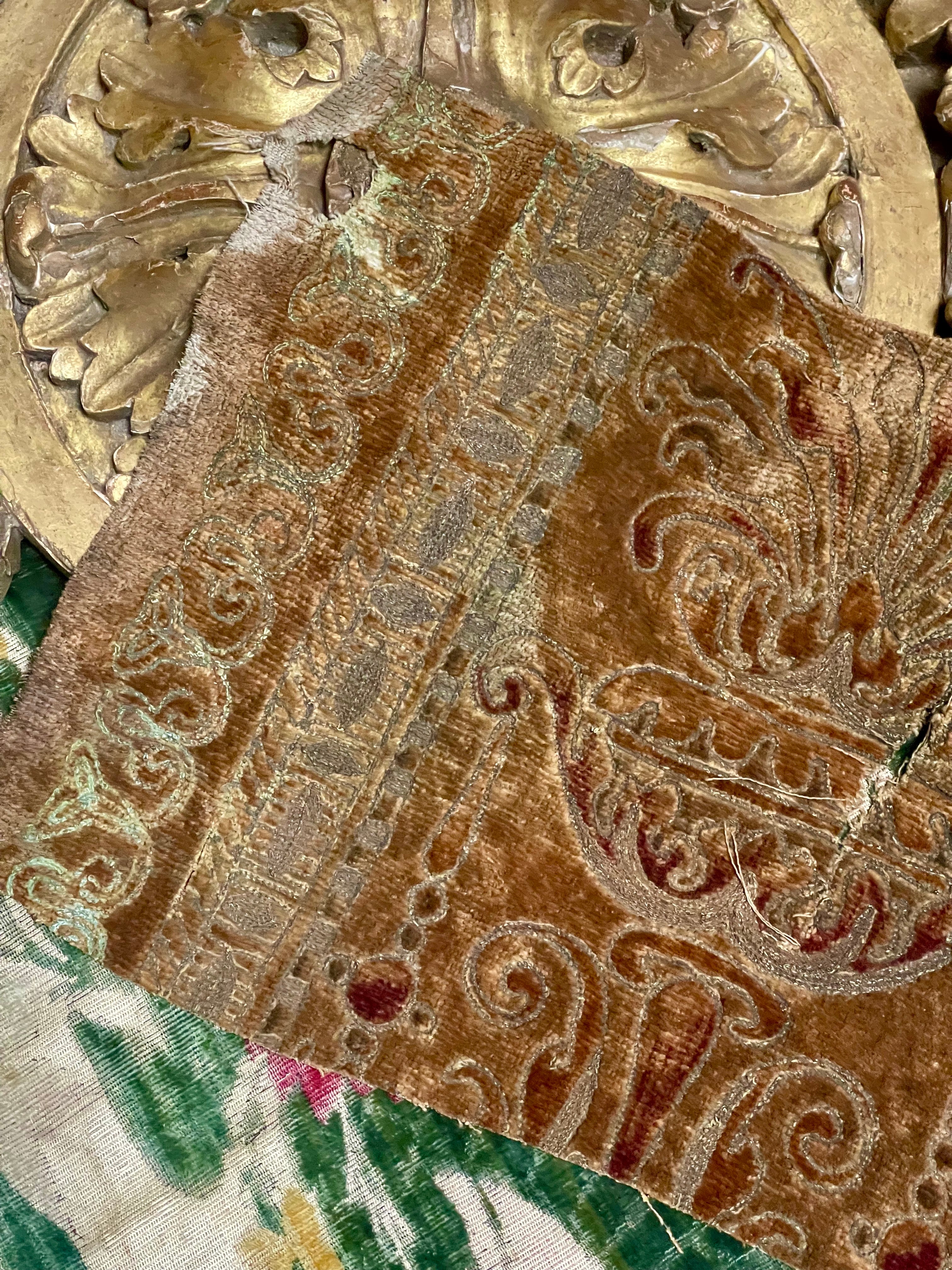 18th Century Velvet Fragment