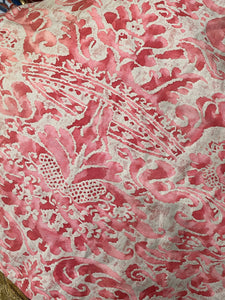 Antique Fortuny Fabric Corone Design