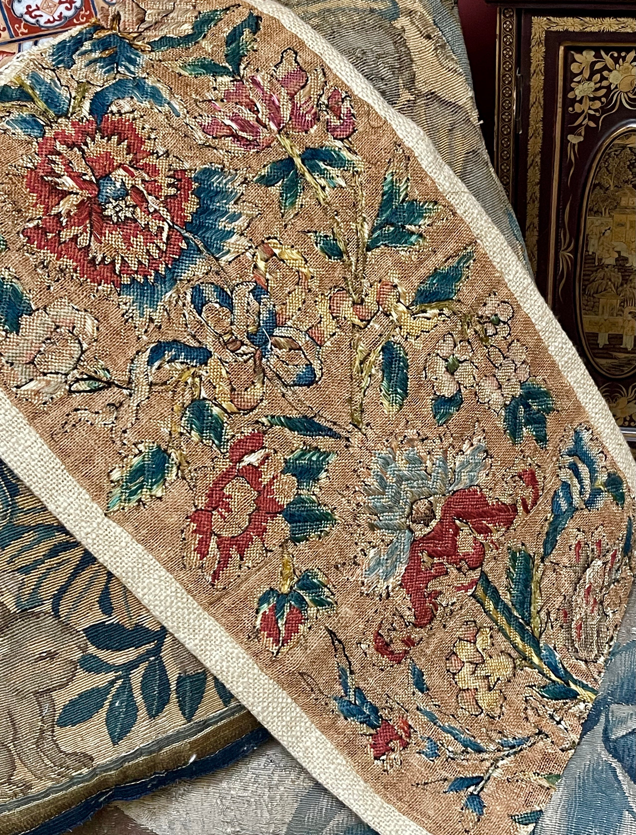 17th Century Needlework Panel