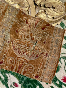 18th Century Velvet Fragment