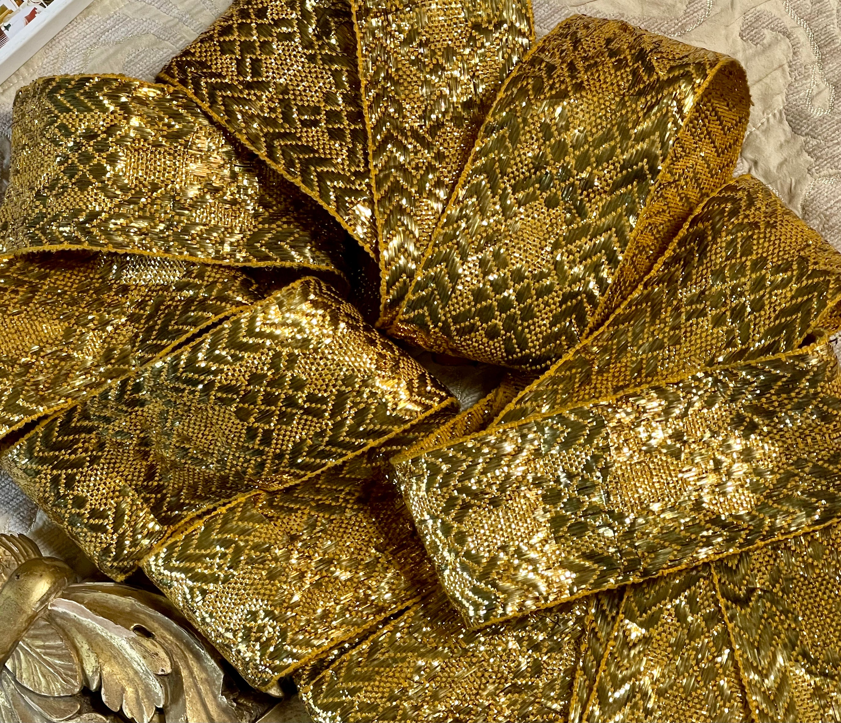 18th Century Florentine Gold Metallic Braid     S5027