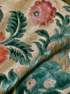 Antique Genoa Silk Velvet Jardiniere Design
