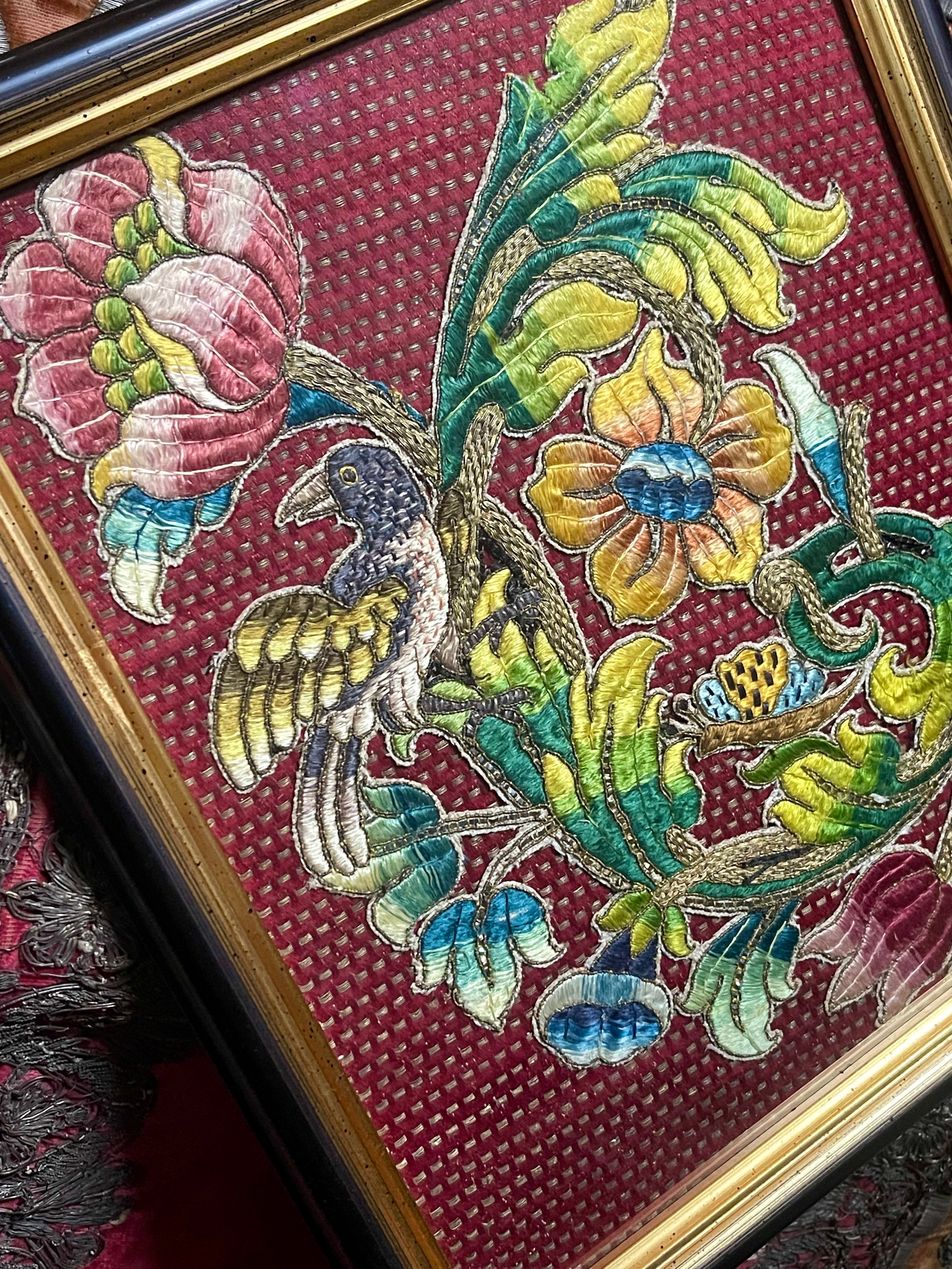 17th Century Italian Needlework Slips
