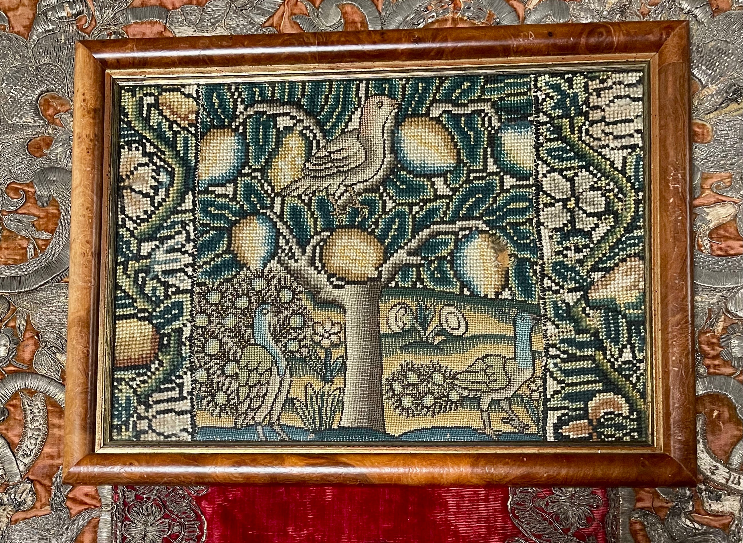 17th Century English Needlework Picture