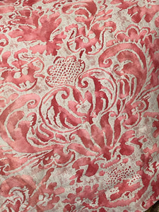 Early FORTUNY Printed Textile Corone Design