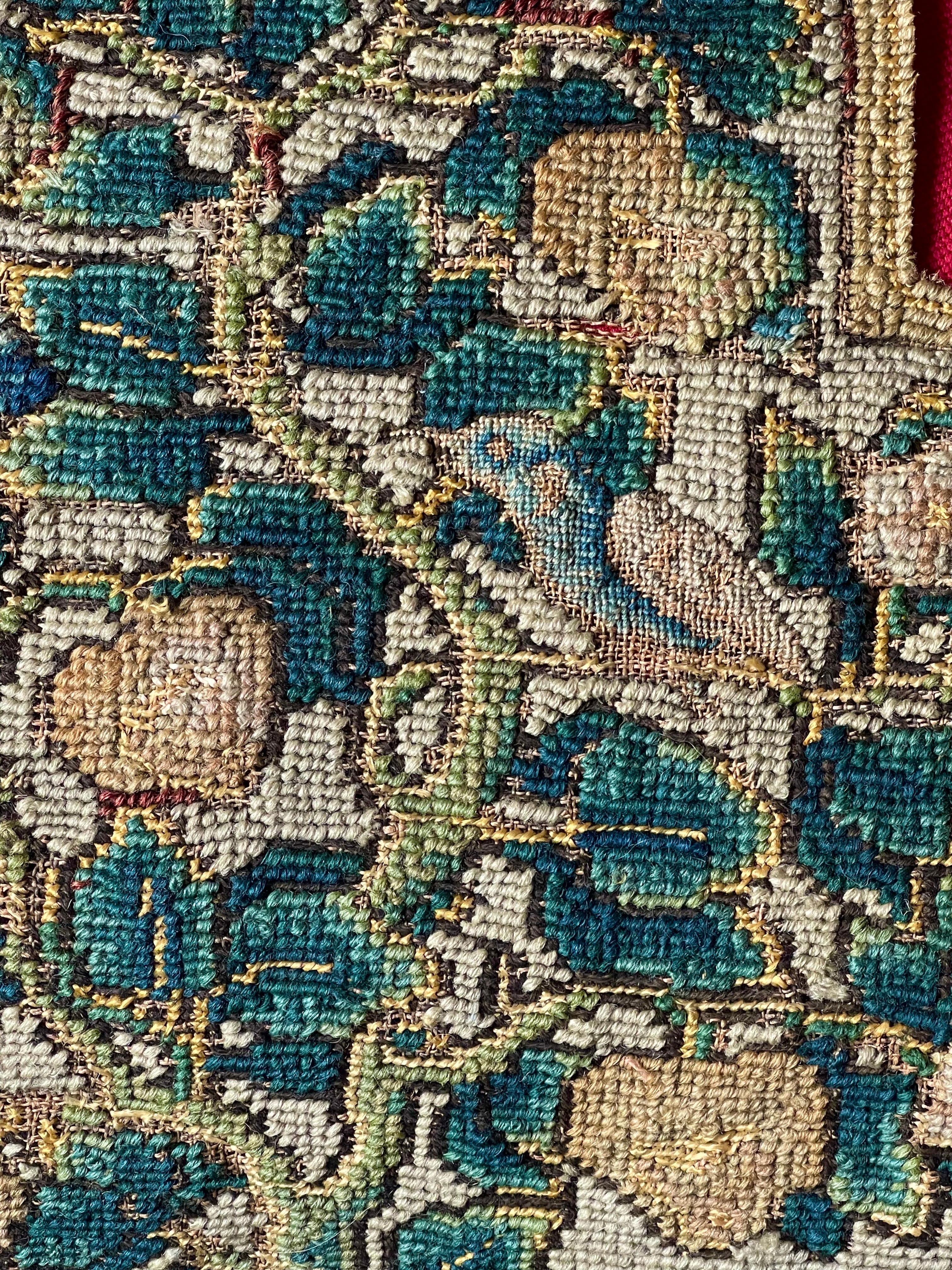 17th Century Needlework Panel