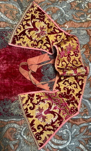 17th Century Silk Velvet Vestment Maniple