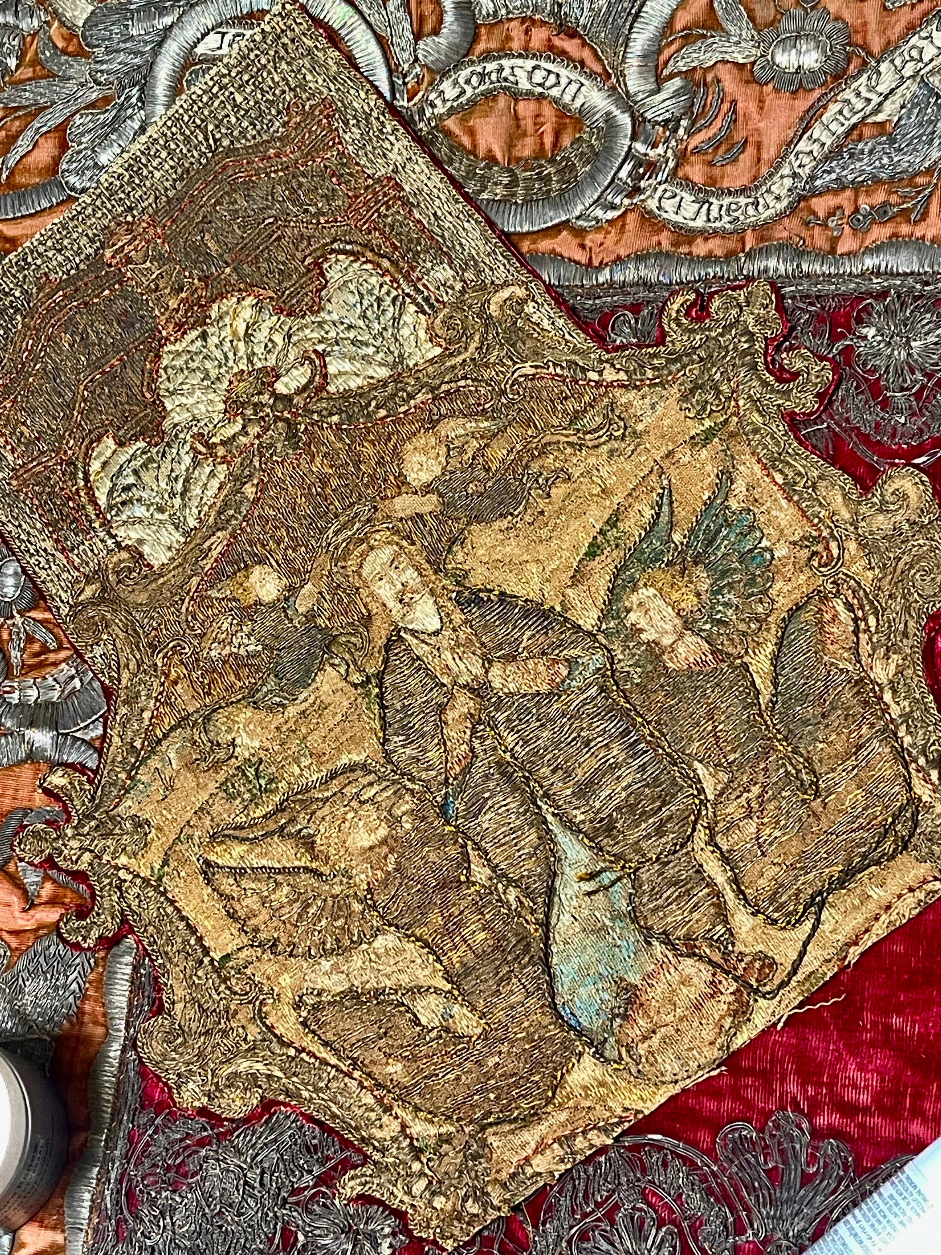 Medieval Embroidered Orphrey Panel