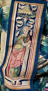 17th Century French Aubusson Tapestry Figural Panel