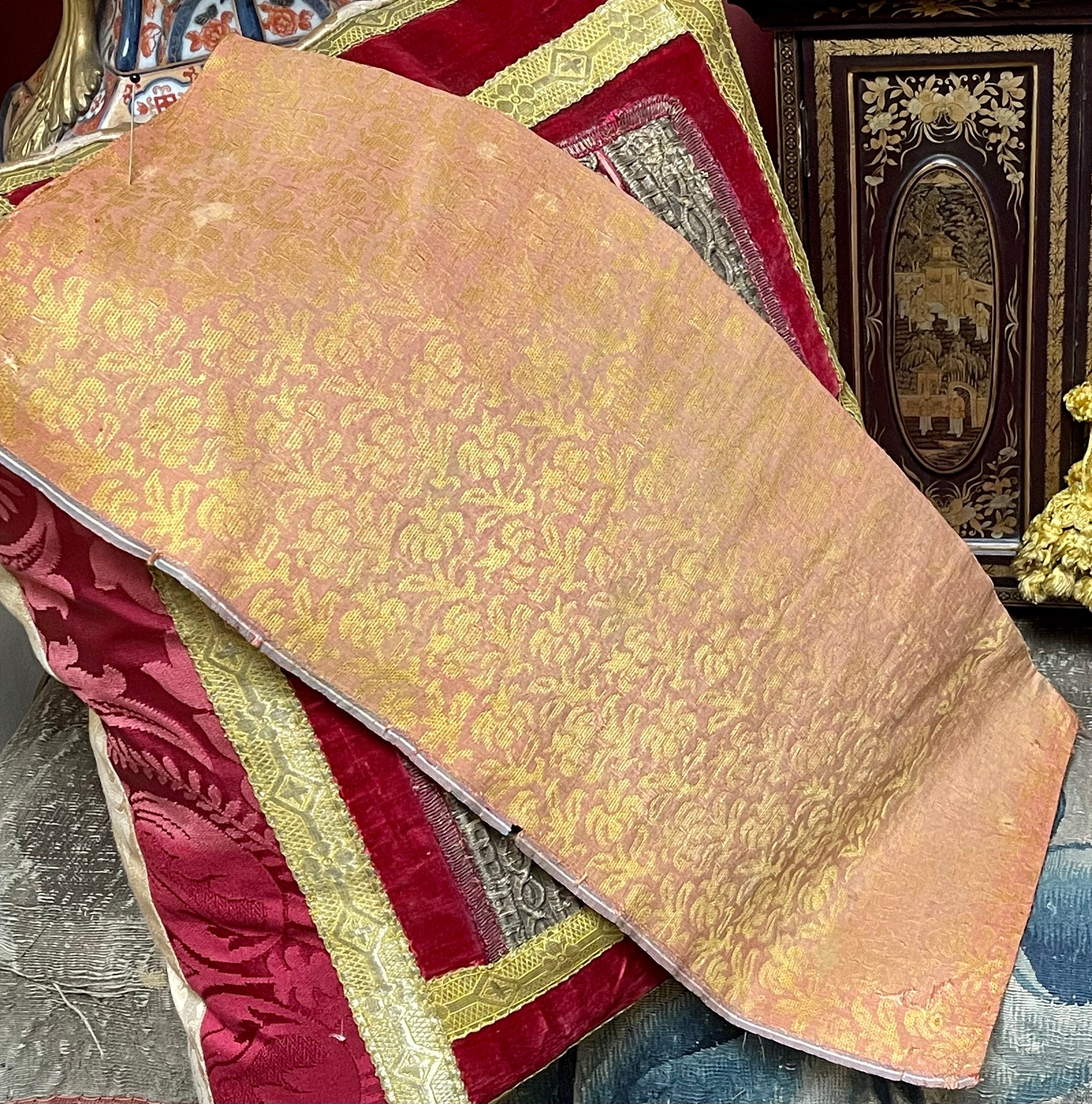 17th Century Florentine Silk Brocade