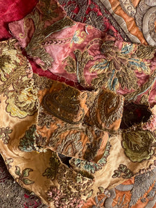 Antique Metallic Embridered Silk Velvet Project Group