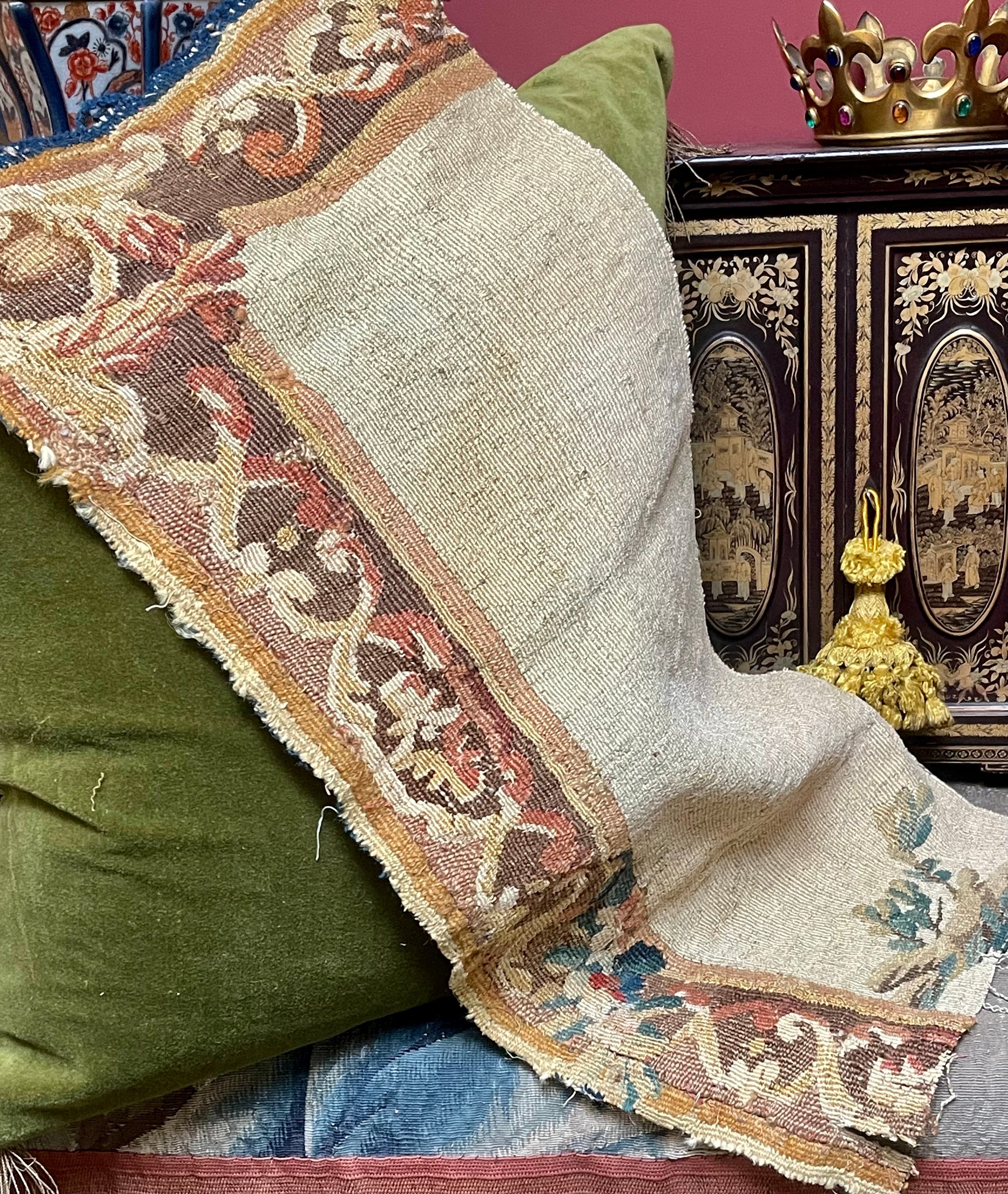 17th Century French Aubusson Tapestry Panel