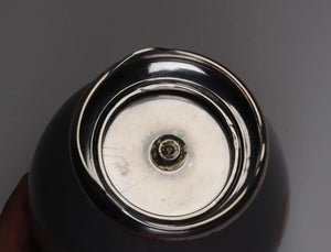 Antique Japanese Cloisonne Ginbari Vase