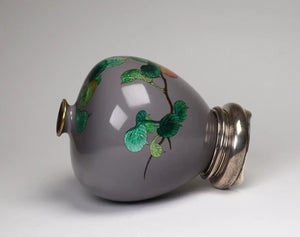 Antique Japanese Cloisonne Ginbari Vase