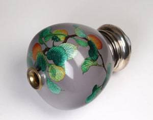 Antique Japanese Cloisonne Ginbari Vase