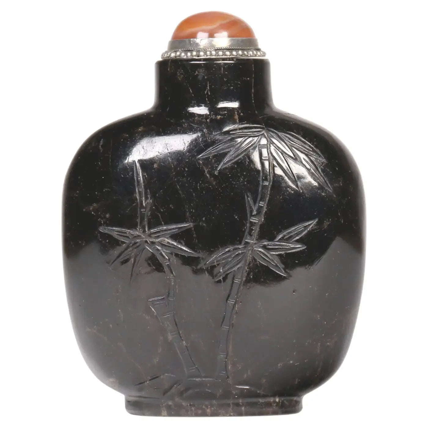 Antique Chinese Snuff Bottle Hardstone Qing Dynasty