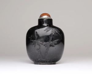 Antique Chinese Snuff Bottle Hardstone Qing Dynasty
