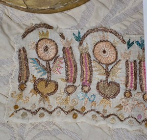 Antique Embroidered Turkish Towel Fragments