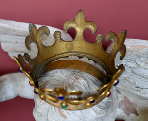 Antique Jewelled Santos Crown