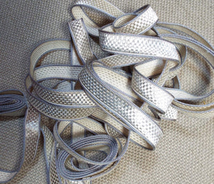 Antique Silver Metallic Ribbon Trim               S348