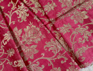 18th Century French Lyon Silk Brocade