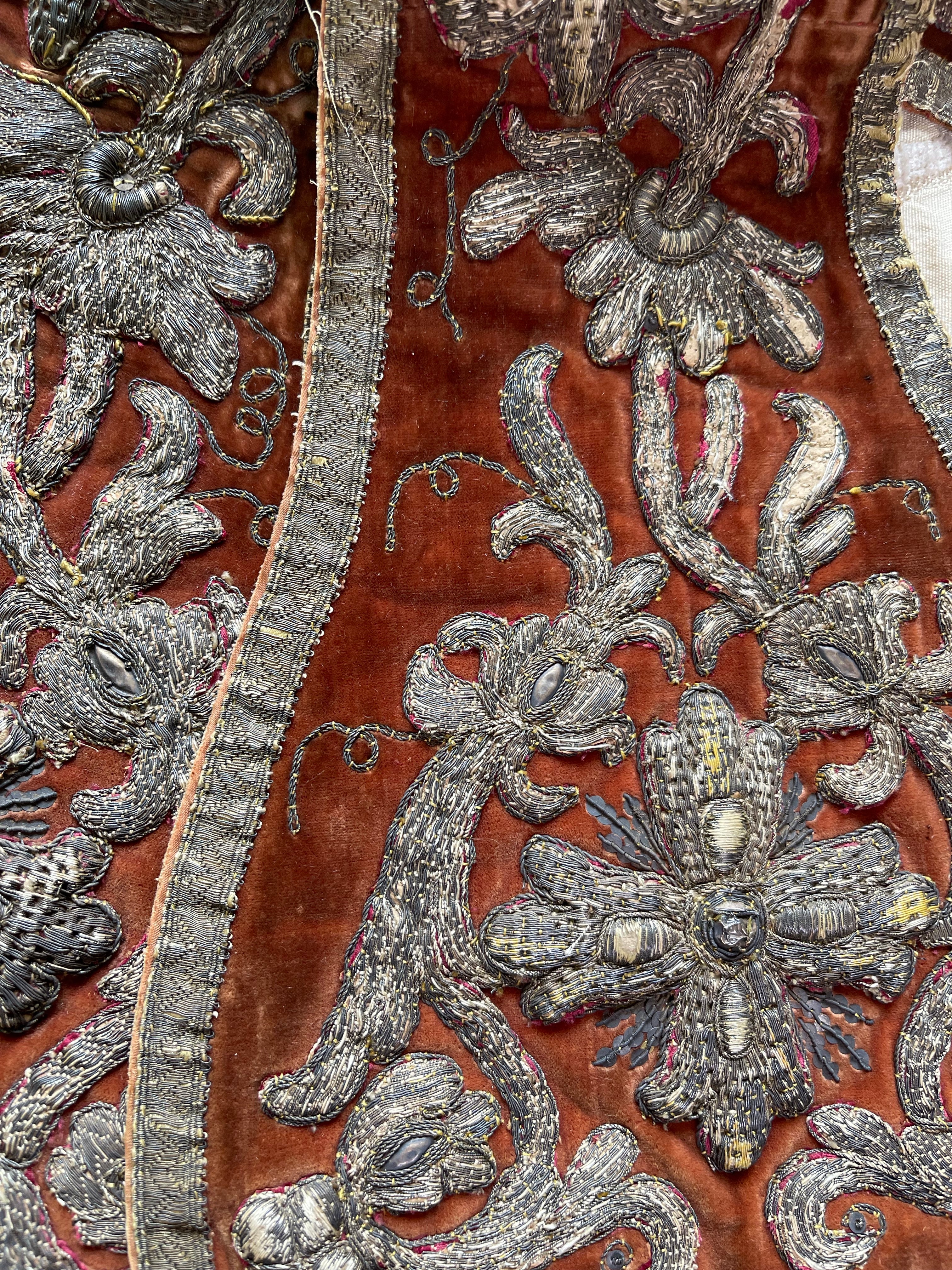 Circa 1600  Embroidered Stole Antique Vestment